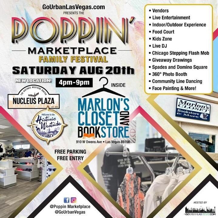 🍪Hey Jack&rsquo;s Cookie Lovers!! We will be vending with @poppinmarketplace on TODAY from 4pm-9pm at Marlon&rsquo;s Closet and Bookstore! 
🛍Come and shop with us!!!
📍910 W. Owens Ave, Las Vegas, NV 89106
#poppinmarketplace #gourbanvegas #gourb